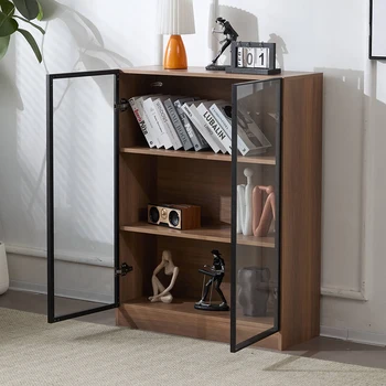 Glass Display Cabinet with Lighting