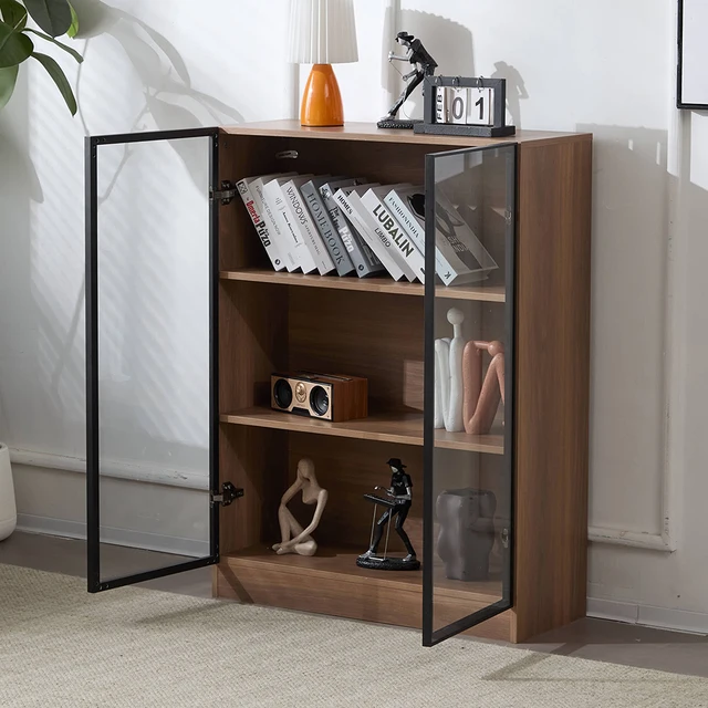 Glass Display Cabinet with Lighting