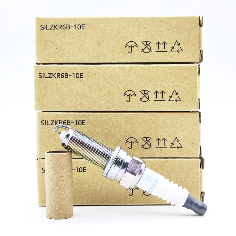 SILZKR6B10E 이리듐 점화 플러그, 현대 I30, 기아 리오 벨로스터, 소울 액센트 솔라리스 18846, 10060 SILZKR6B-10E, 18846-10060, 4 개