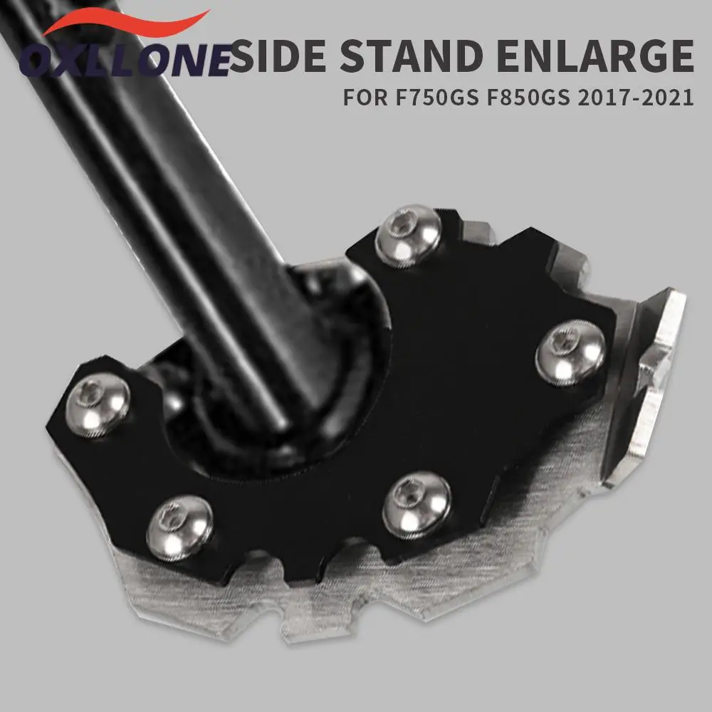 

F750 850 GS CNC Kickstand Side Stand Extension Foot Pad Support Motorcycle Accessories FOR BMW F750GS F850GS 2019 2020 2021 2022