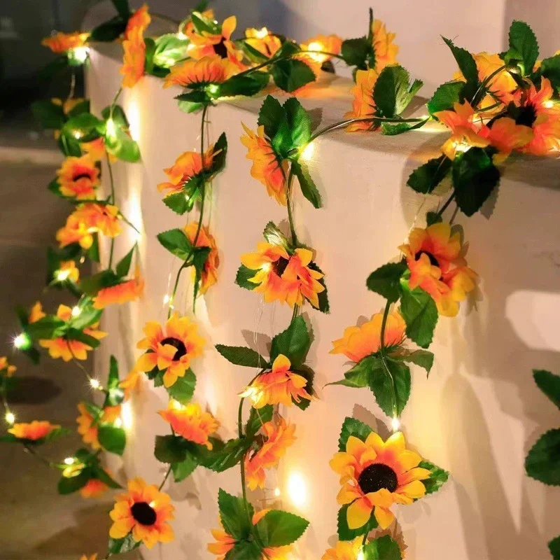 Battery-Powered Ivy Fairy String Lights - 10M