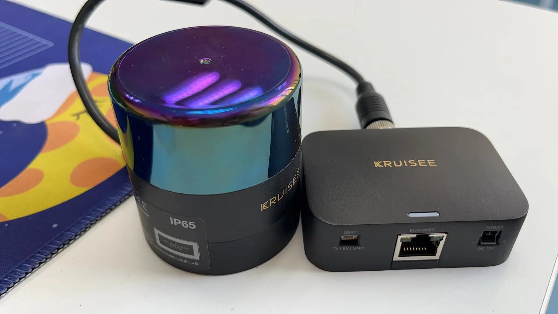 KRUISEE KR-S50 LiDAR sensor 360 degree scanning 50m ranging DTOF laser radar for  robots, AGV navigation and obstacle avoidance 5