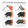 IWISS SN-2546B Solar PV Connector Crimping Tools for for AWG14-10 2.5/4/6mm2 Solar Panel PV Cable with Wire EDM Die Crimp PLier 3