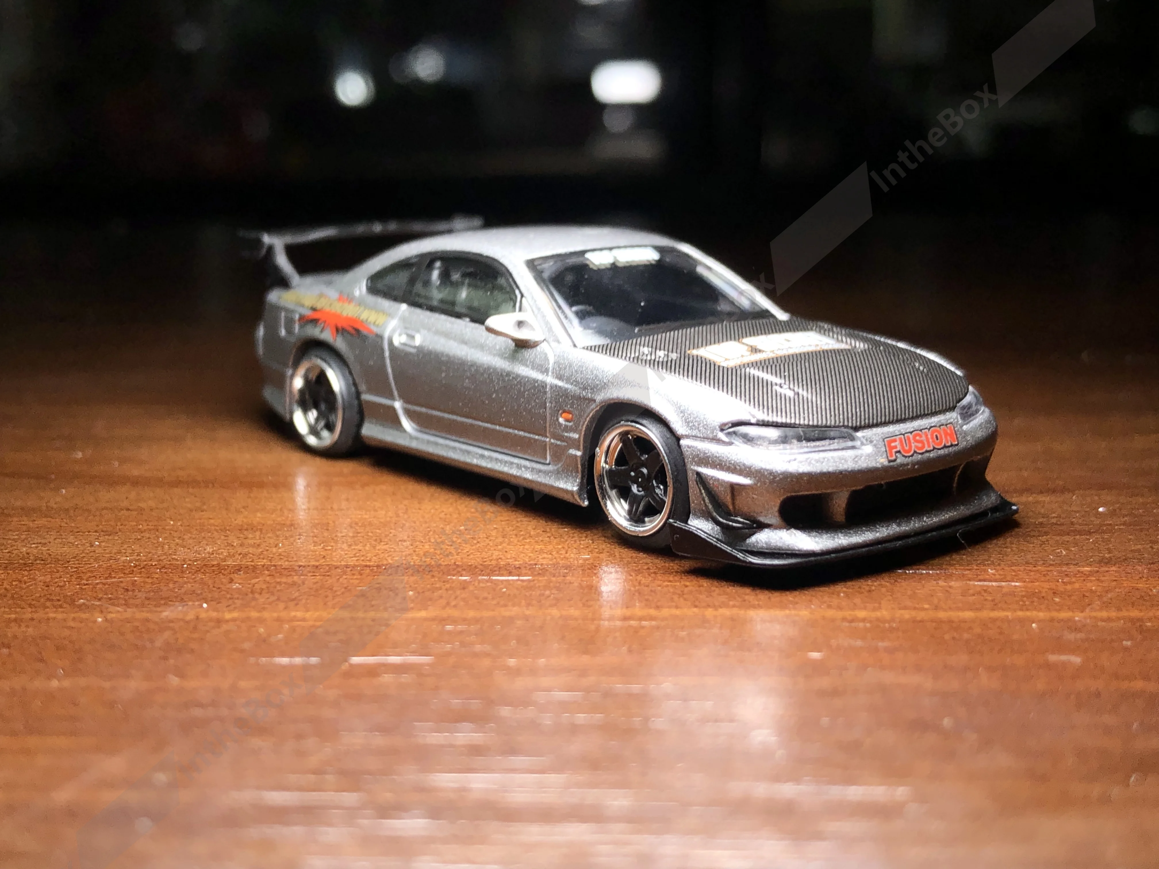 

Mini GT 1/64 #545 Silvia Top Secret (S15) Silver Diecast Model Car Collection Limited Edition Hobby