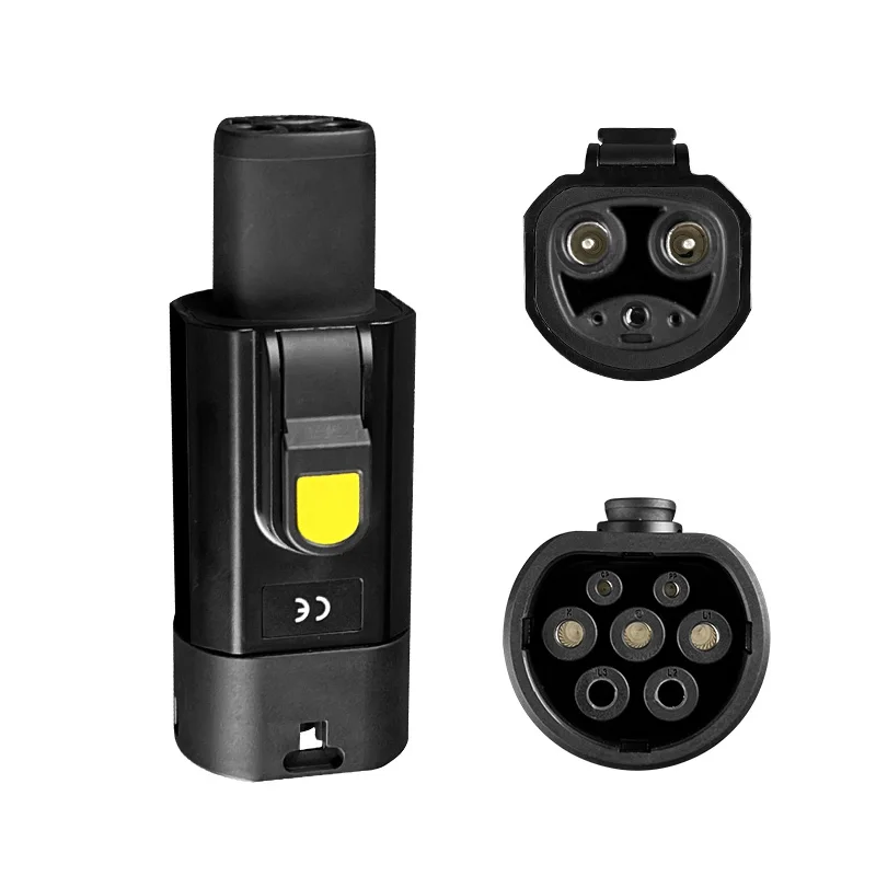 EV Adaptor GBT To Tesla Plug 32A 220V Electric Cars Vehicle Charging Connector