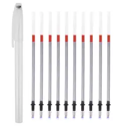 Versatile Refillable Erasable Leather and Fabric Marking Pens - Set of 5/10/20 (1Pen case - 10 refill)