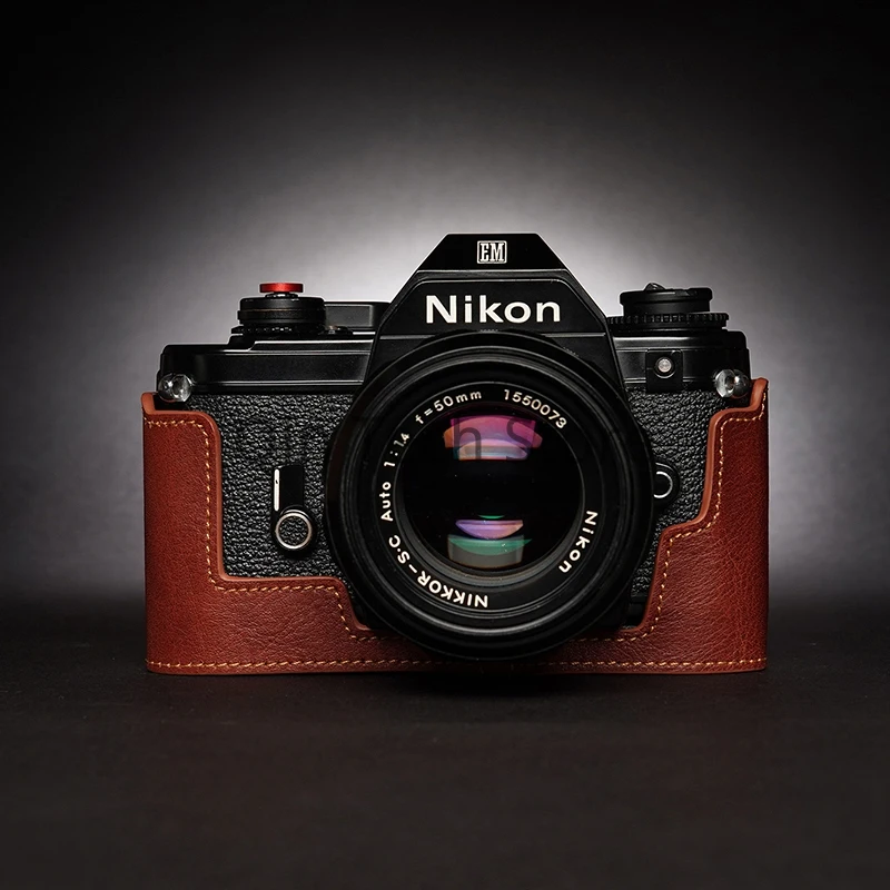 Custodia Per Fotocamera In Vera Pelle Di Vacchetta Per Fotocamera Da Lavoro Manuale Custodia Per Custodia Protettiva Per Fotocamera Nikon Fg Fg20 Fg-2