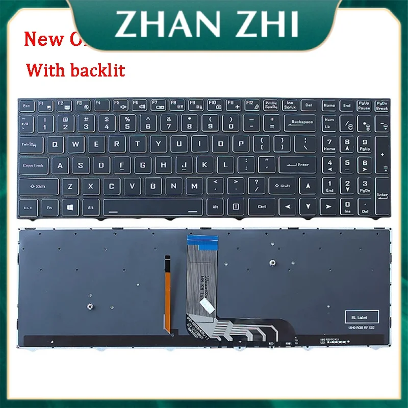 Nuova Tastiera Sostitutiva Per Laptop Compatibile Per Hasee Zx7 Zx8 Tx6 Tx7 Tx8 Tx9 Gx7 Gx8 Gx9 Z7-Ct7Na