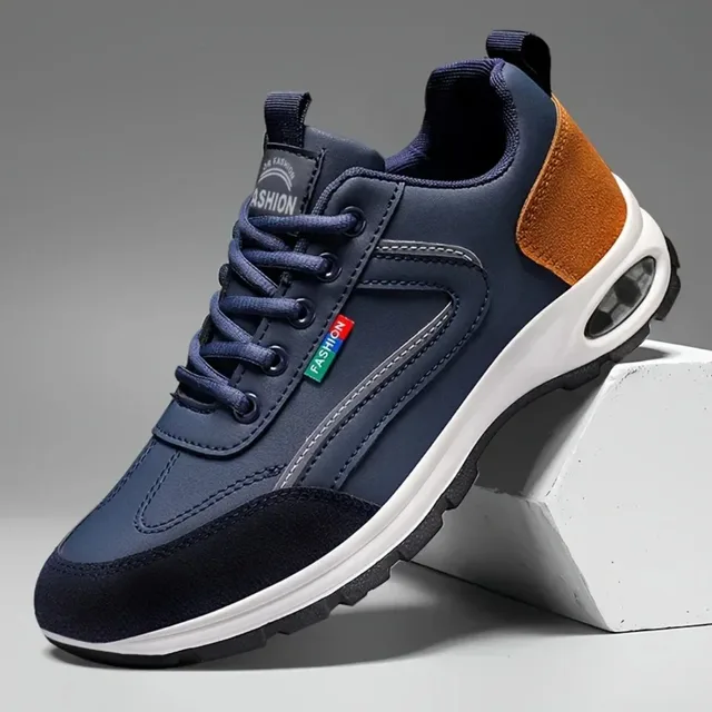 Men's Trendy Sports Shoes Lightweight Breathable Modern Non Slip Shoes Suede Detailing Outdoor Stylish Daily Wear Men Sneakers 2