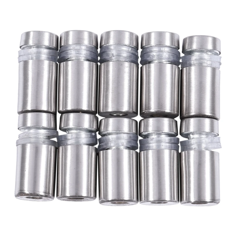 Hot Stainless Steel Advertisement Screws Glass Standoff 12xmm 10 Pcs Aliexpress