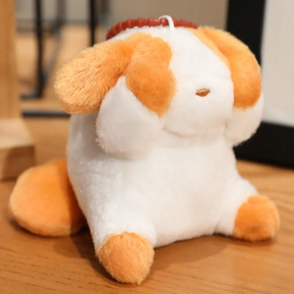 Lovely Stuffed Shy Cat Dog Keychain Funny Soft Capybara Plush Pendant Animal Cute Plush Doll Pendant Kid Boys
