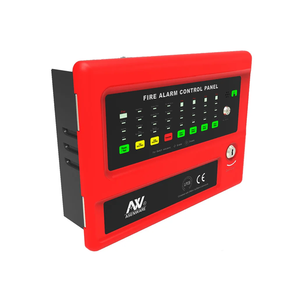 

Conventional Fire Alarm 2 Zone Panel for Smoke Detector Fire Protection 20 Devices Each Zone Touch Board AW-CFP2166-4 Asenware