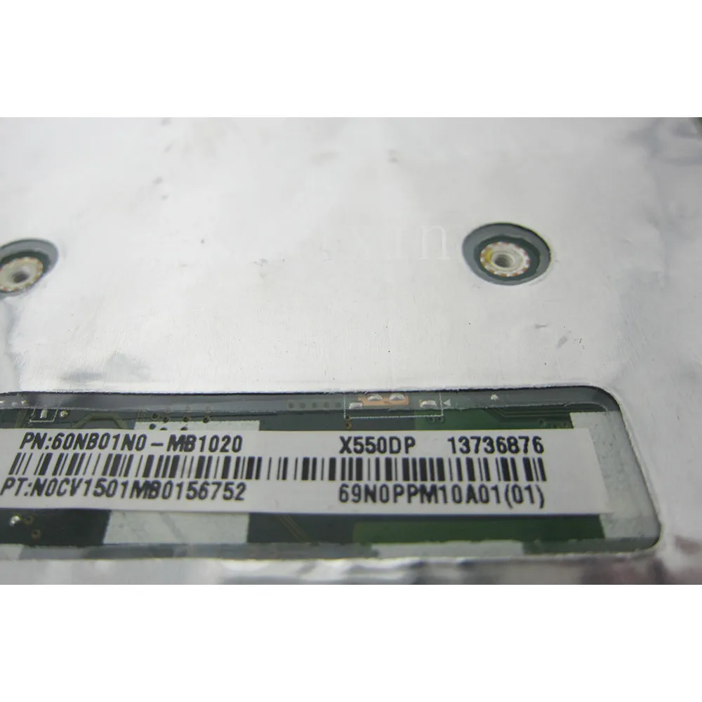 Yourui X750dp Placa-mãe Rev: 2.0 para Asus X550 K550d X550d K550dp Computador Portátil Placa-mãe X550dp com Placa Gráfica - Imagem 2