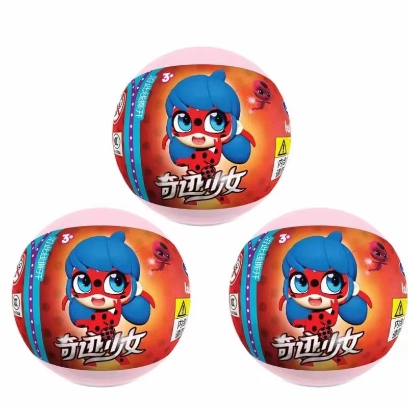 

Surprise Ball Miraculous Doll Toy Anime Figure Collectible Figurines Action Figure Kids Birthday Gift Toy Fashion Doll Model