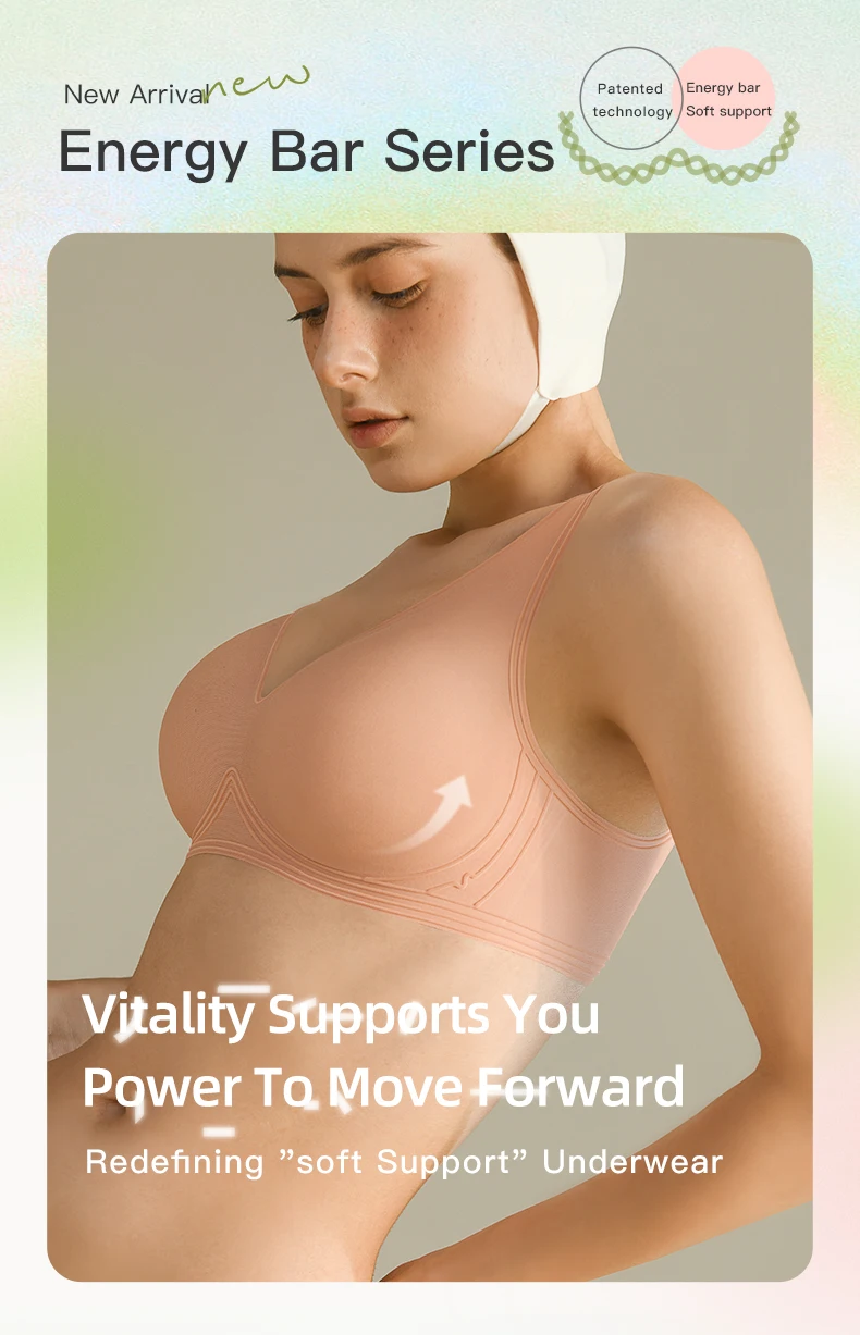 SUJIIN Seamless Push Up Bra for Women Wireless Padded Smooth Invisible Comfortable Bra Woman Breathable Bralettes Woman MX179