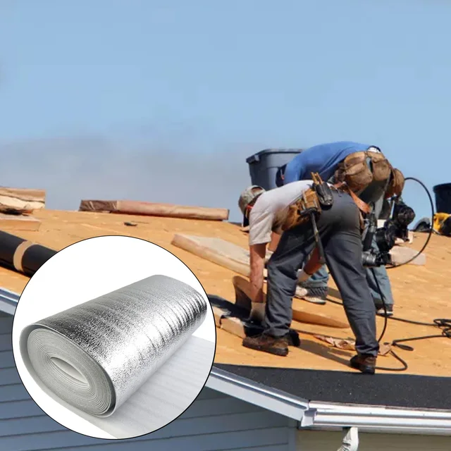 【送料無料/新品】 5/10 メートルラジエーター反射フィルム壁断熱反射フィルム InsulationMaterials