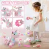Plush Puppy Electronic Interactive Toys with 6 PCS Accessories Walking Barking Pretend Dress Up Stuffed Animal Pony 4