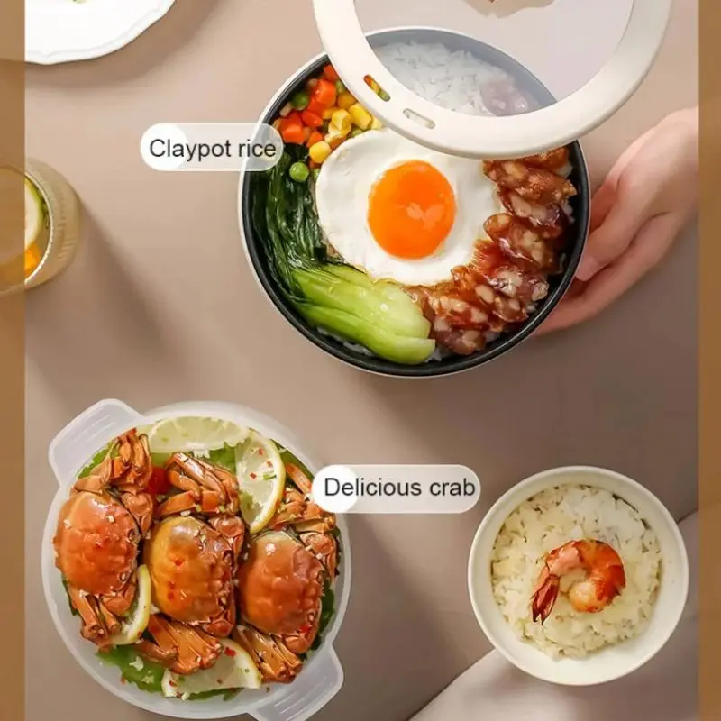 Multifunctional Electric Mimi Cooker Smart Multifunction Cooking Pot Portable 1-2 People Electric Pot Fast Heating electric cooker