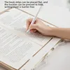 Bamboo Book Stand with Adjustable Page Clips  Portable Lightweight Book Holder for Cookbooks Reading Desks and Study Rooms 4