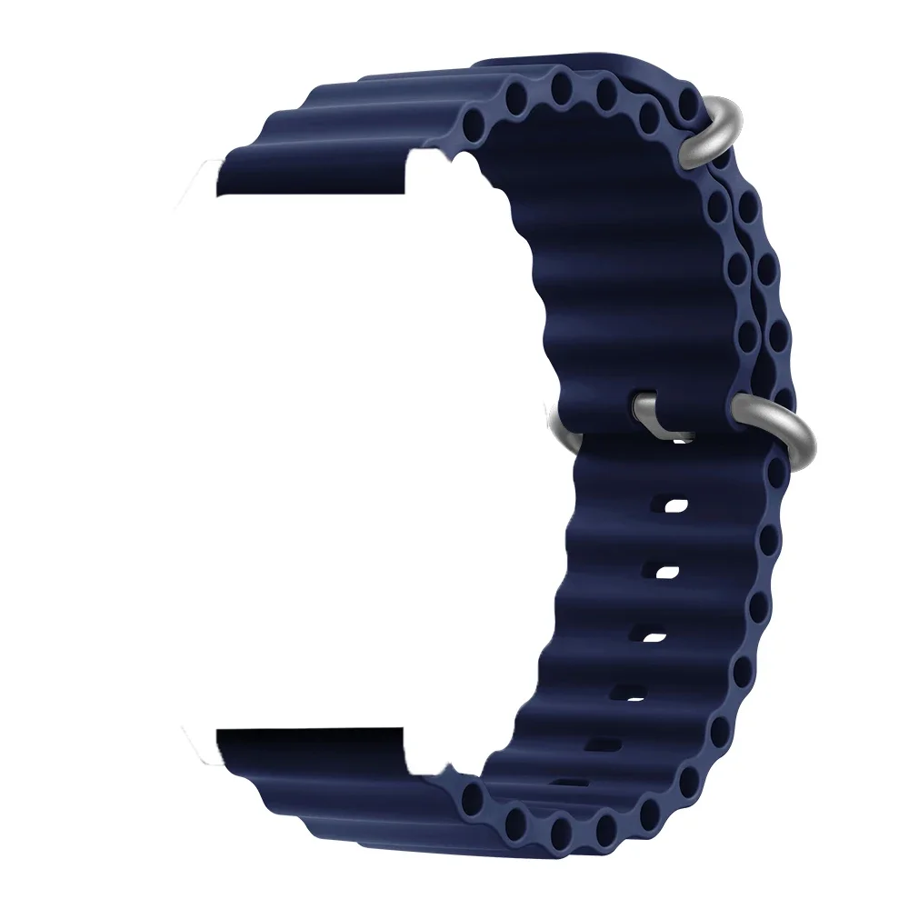 Ocean Loop 22mm Sport Silicone Strap Wristband Bracelet