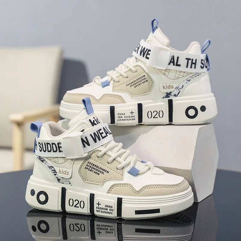

Fashion Kids Sneakers Boys Casual Board Shoes Waterproof Non-slip Sports Shoes Outdoor Children Walking Shoes Basket Enfant