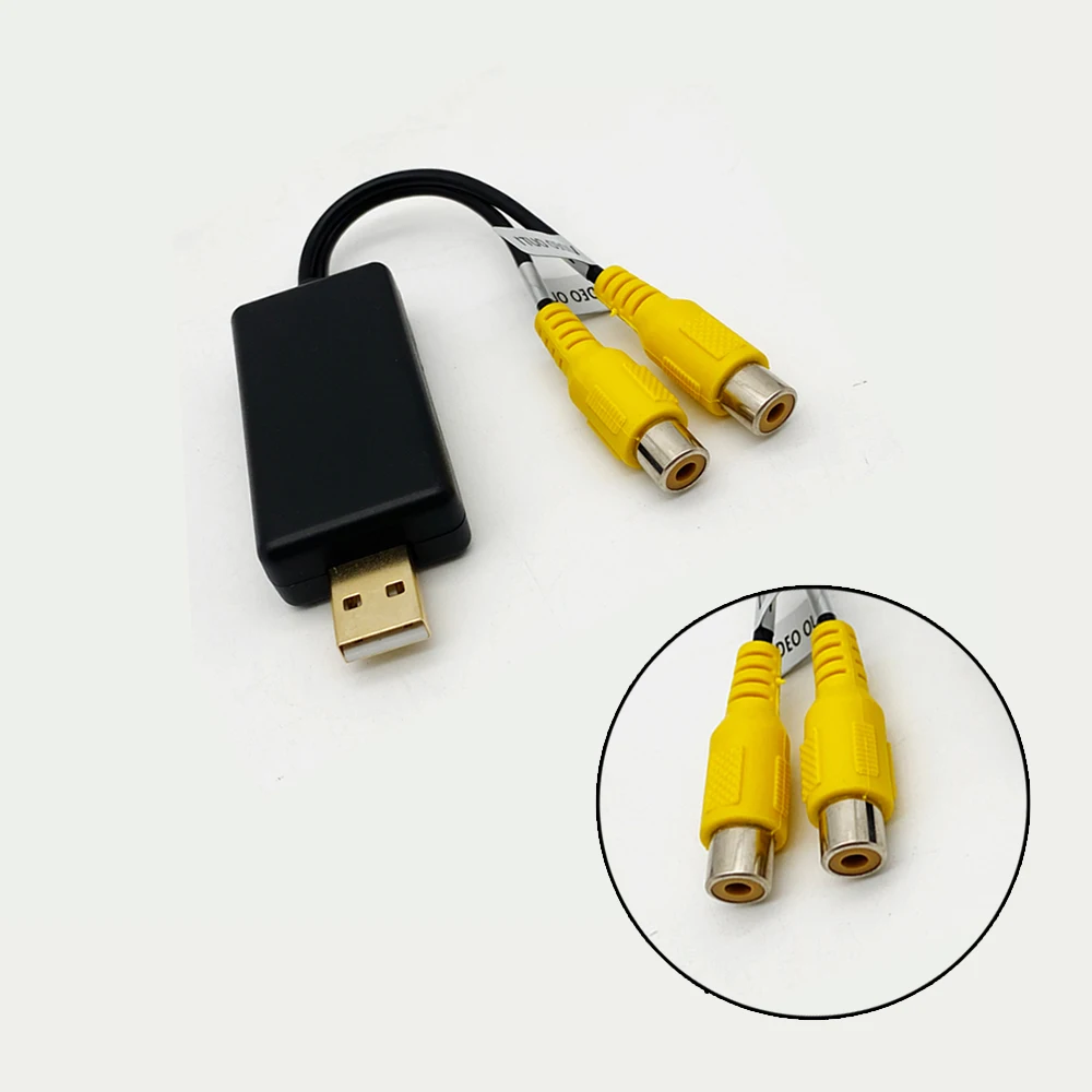 

USB-интерфейс к RCA видеовыходу адаптер Подключение подголовника монитор мультимедийный плеер видео AV выход для системы Android автомобильное радио