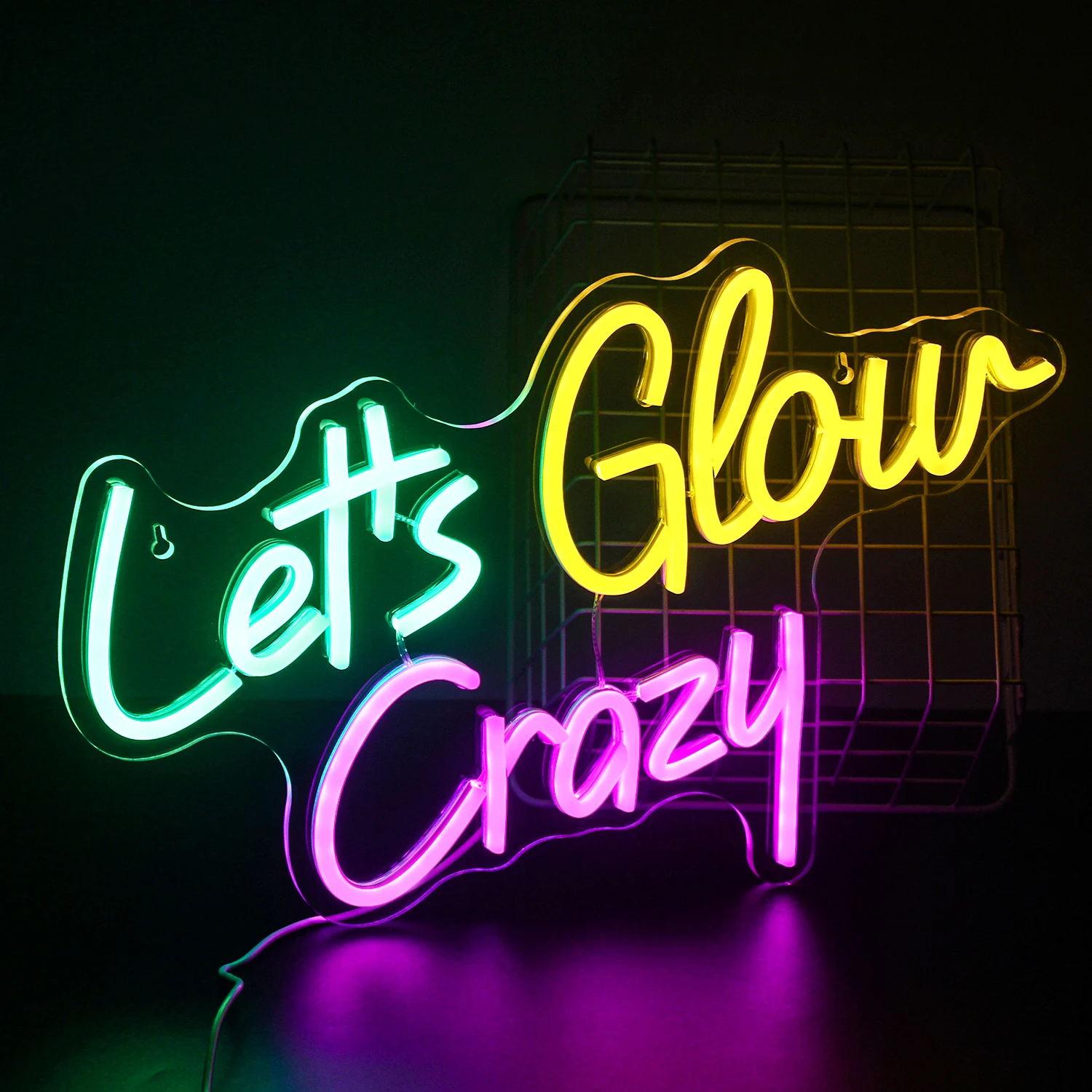 Let's Glow Neon Party Decorations Set