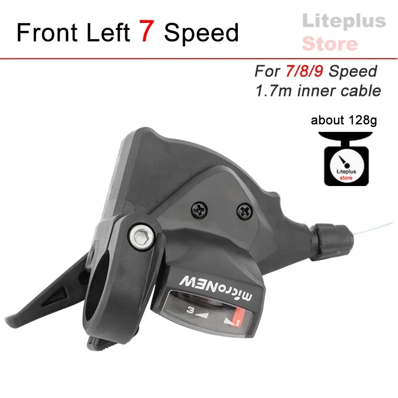 シフター・レバー Micronew-マウンテンバイク用シフトレバー,3x7,3x8,3x9,3x10,3x11