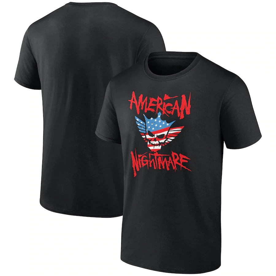 

Men's Black Cody Rhodes American Nightmare Logo T-Shirt Summer Short Sleeve Undeniable Men Women Children Tee Shirt Tops Clothes