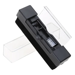 Premium Anti-Static Vinyl Record Cleaning Brush (Black)