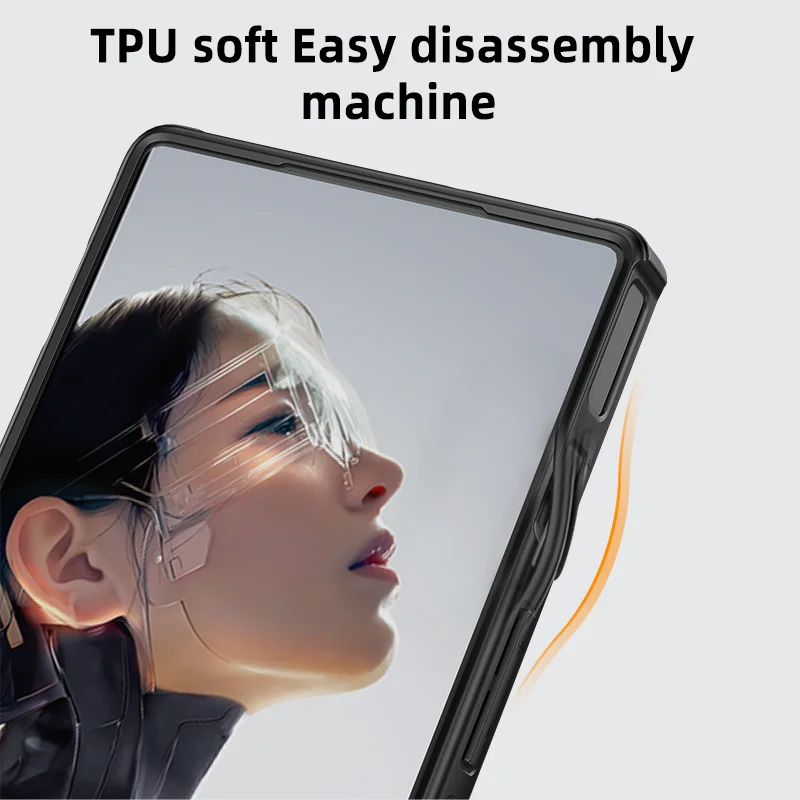Translucent Shockproof Phone Case with Matte Frame and Magnetic Wireless Charging Back Cover