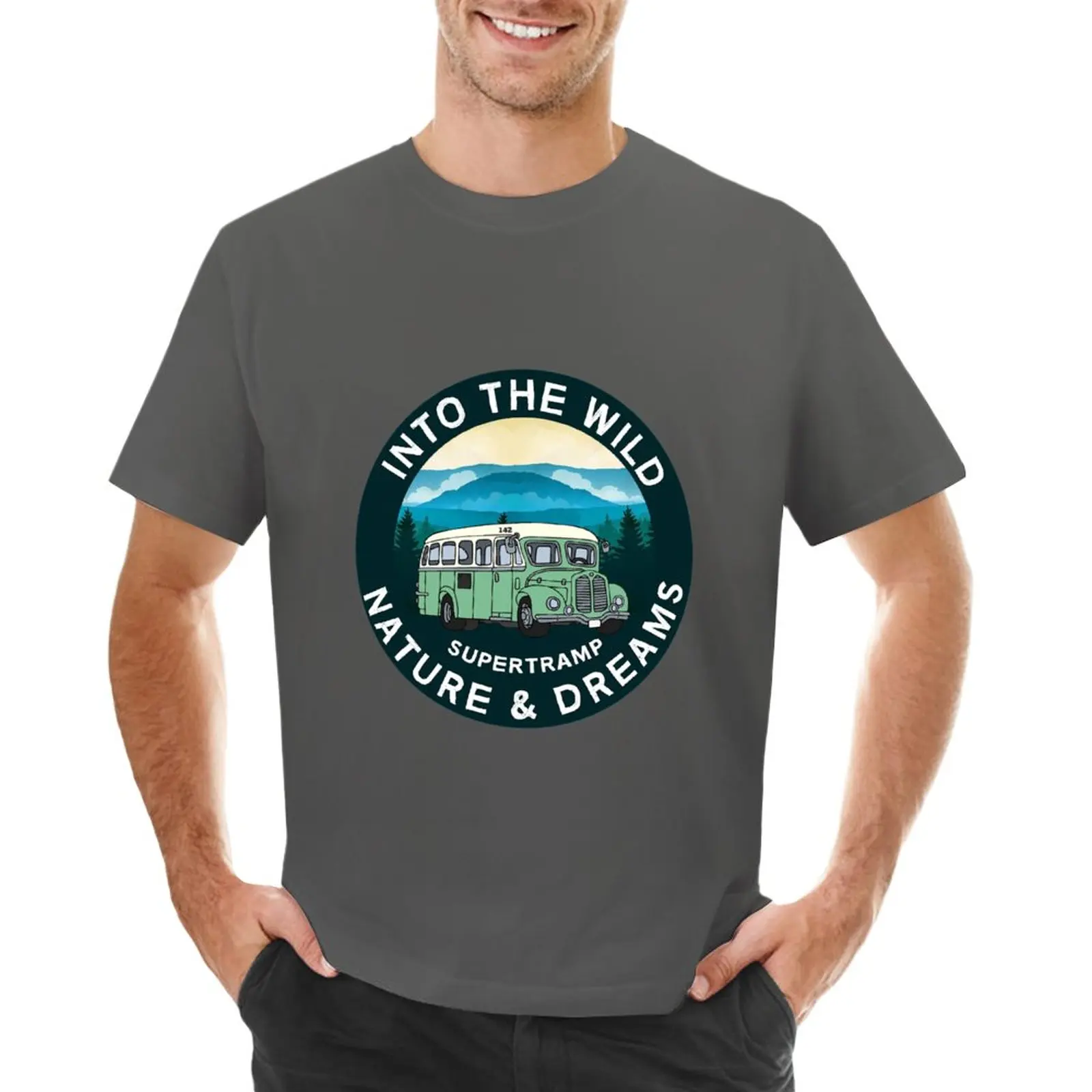 Nella Natura-Lascia Nessuna Traccia Di Rispetto Camicia-Supertramp-Rispetto Della Natura T-Shirt Proteggi La Natura T-Shirt Wanderlust Nat T-Shirt