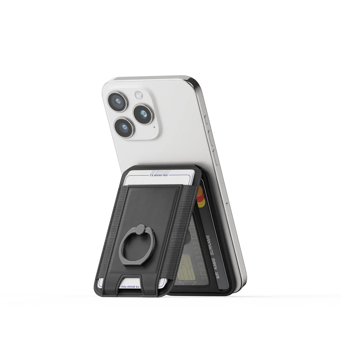Slim Magnetic Leather Wallet & Stand – 7 Color Options