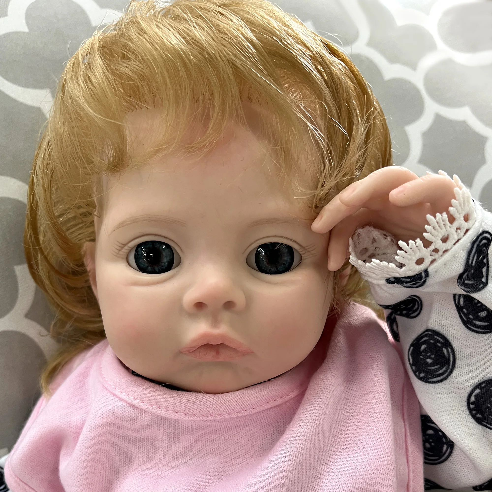 Bebe Reborn 18 Full Solid Silicone Reborn Doll Twins A&B Handmade Painted  Sleeping Baby Doll Boneca