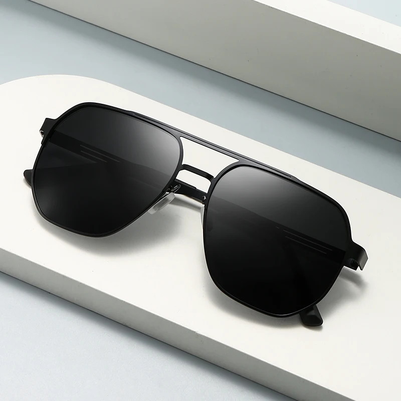Metal Polarized Sunglasses Retro Sunglasses Driver Fishing Photochromic Glasses 5154