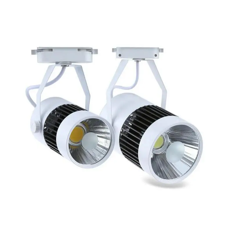 30w 40w 2 Draht 1Phase ac110v 230v 240v Schienen scheinwerfer LED Schiene Spot Lampe Cob LED Schienen licht