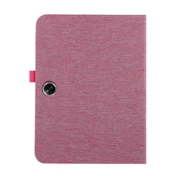 Soft Fabric Flip Stand Case with Stand Function for OPPO Pad Air 2 (Rose pink)
