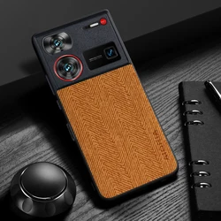 Copertura in Pelle Elegante con Finitura in Legno - Custodia Semplice, Leggera e Resistente
