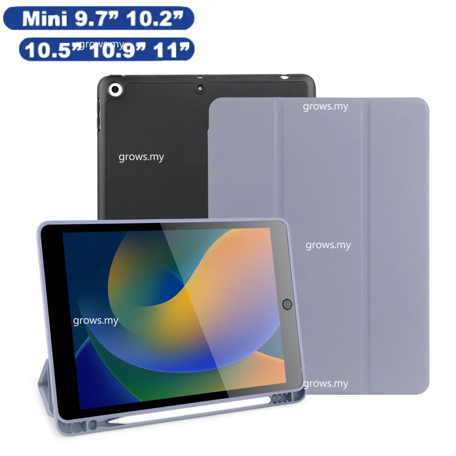 

For iPad 10 10.2 9th 8th 7th air 5 Air 4 10.9 Air 3 2 1 Pro 12.9 10.5 11 9.7 Smart Cover for Ipàd 10.2 10.9 With Pencil Holder