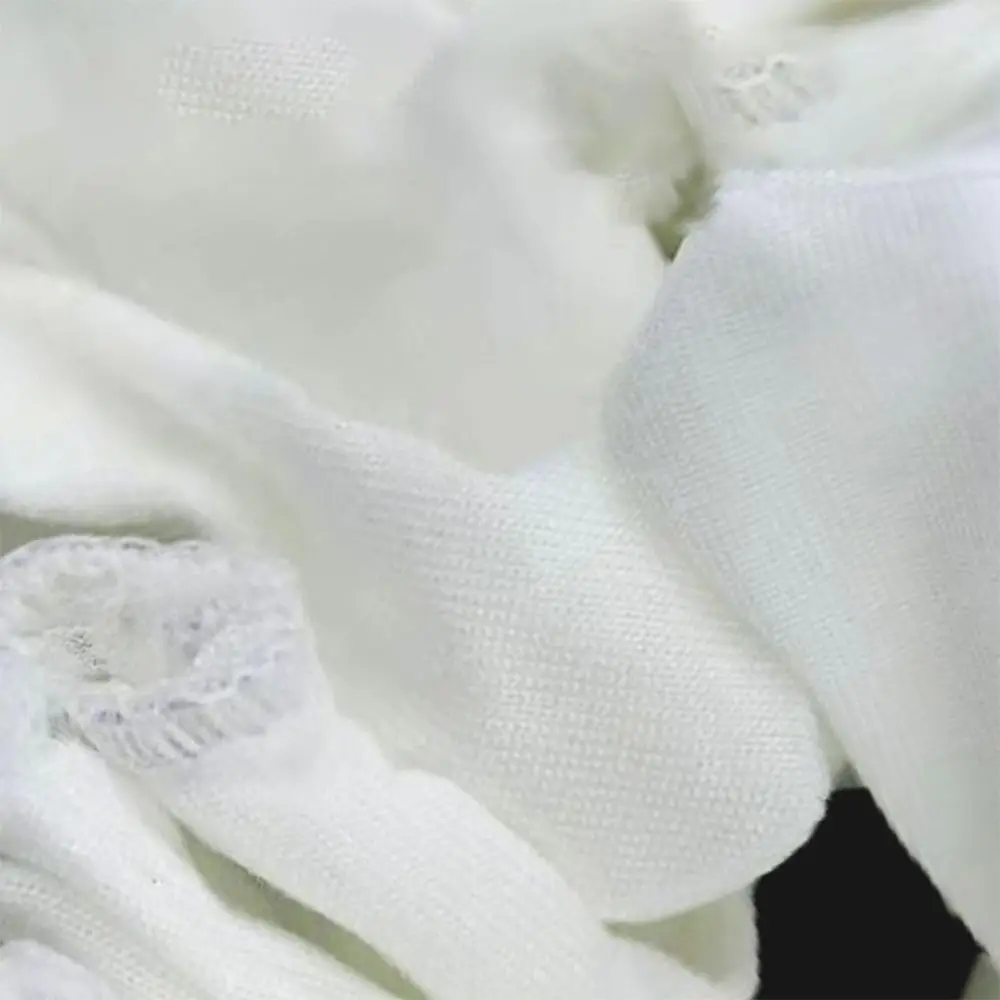 100PCS White Cotton Finger Cots Disposable Sweat Absorption Fingers Protective Gloves Thickening Extension Finger Covers Work