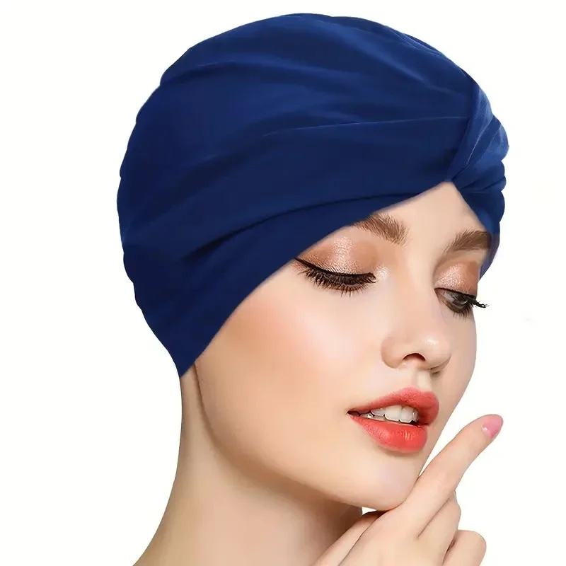 1pc Anti-Slip Swimming Cap for Long, Curly, Thick Hair and Braids - Perfect for Beach and Pool with Flexible Fit 4