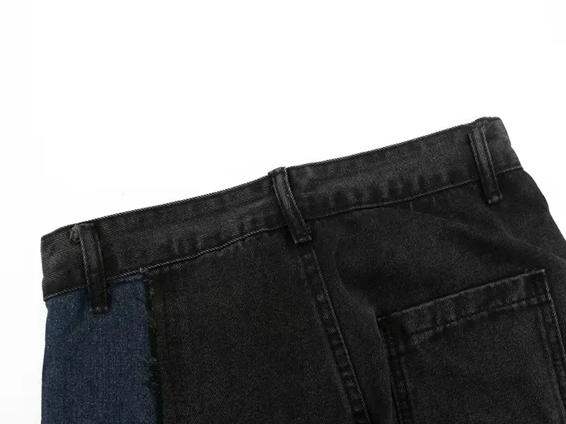 2026 Ropa Y2K Mode Patchwork Baggy Jeans für Herren Vintage Kleidung Knöchellange Knopf-Hip-Hop-Denim-Hosen Vaqueros – Detail 23
