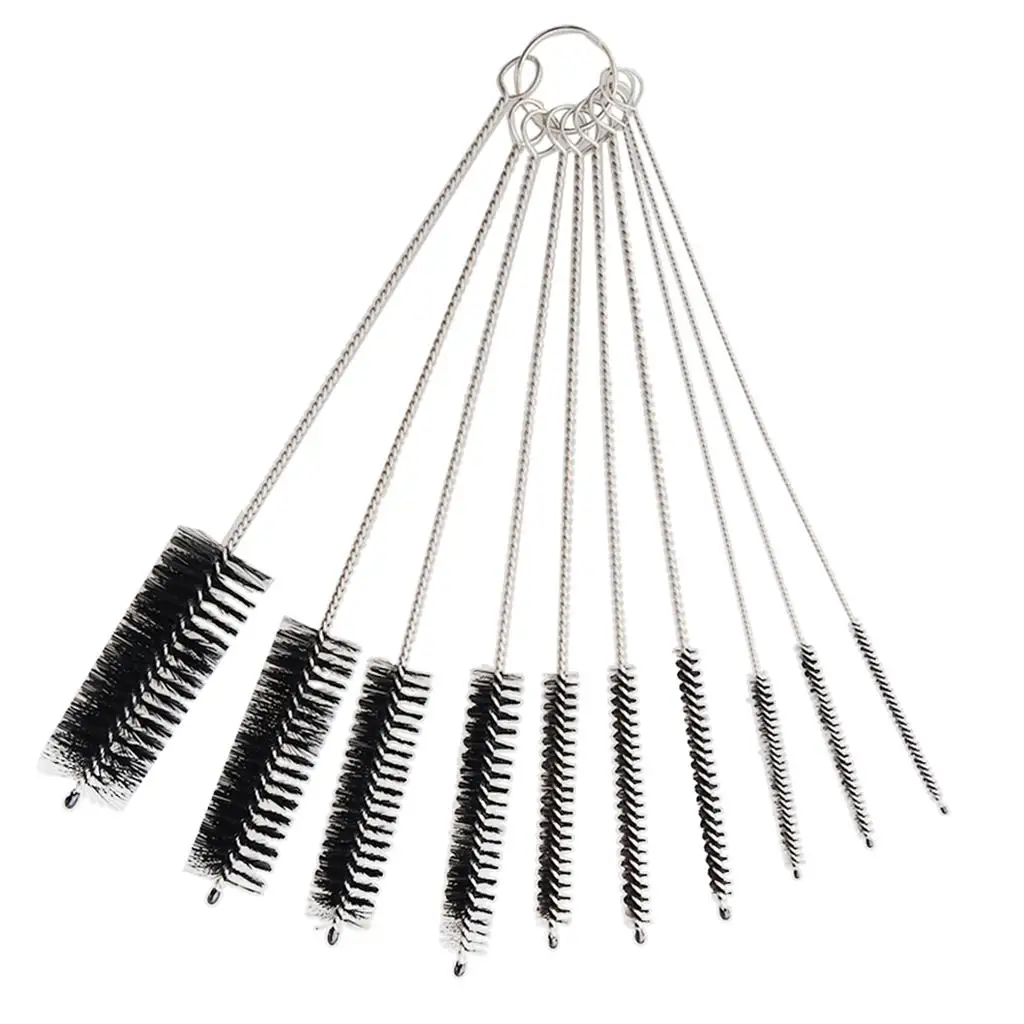 Nylon Cleaning Brush Set of 10 for Bottle, , Or Narrow Containers