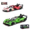 Bburago 1:43 Lamborghini SC63 Porsche 911 Audi S1 C8R Alfa Alloy Luxury Vehicle Diecast Pull Back Cars Model Toy Collection Gift 1