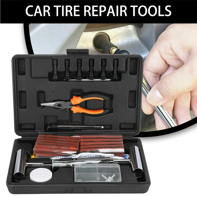 Kit de reparación de neumáticos de coche Herramientas de tapón de