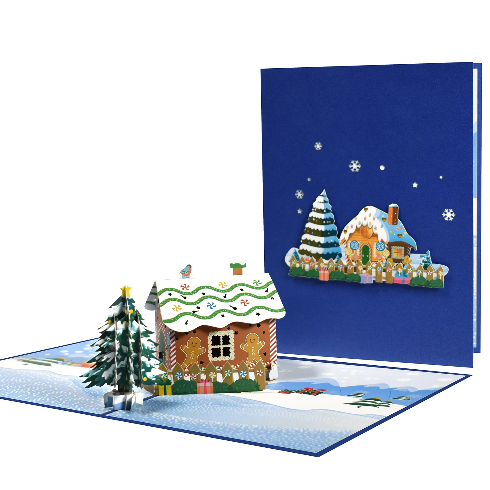 Christmas Card Pop Up 3D Greeting Card New Year greeting cards