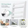 Floor-Standing Magazine Rack, Brochure Display Stand Floor, with 4 Tiered Design for Home Office, Magazines Racks 4
