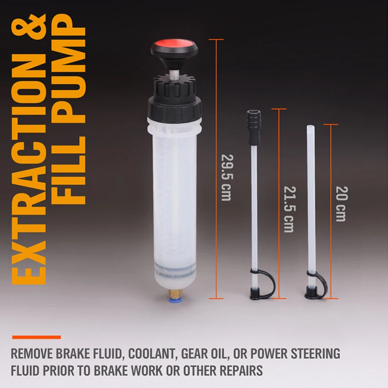 Fluid Extractor Oil Extractor Oil Extractor Pump 1 Set Fluid Extraction Car Air Pump Filling Syringe Automotive Polypropylene Construction For Car