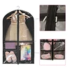 Breathable Non-woven Dance Costume Bags Waterproof Dustproof PVC Garment Bag Hanging Clothes Dance Competitions With Zip Pockets 5