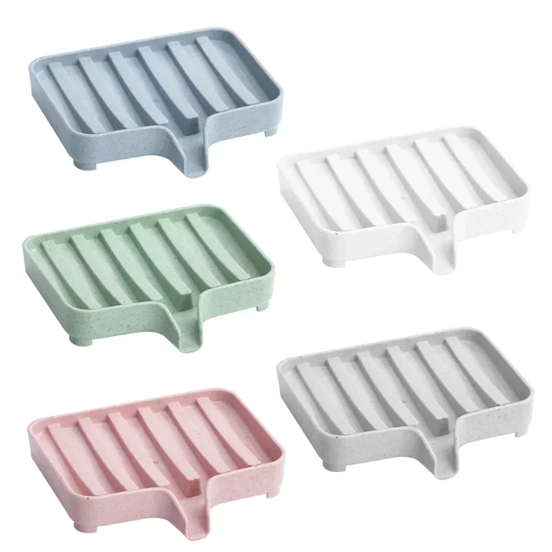 1PC Creative Wheat Straw Soap Dish with Drainage, Bathroom Soap Holder, Eco-Friendly Soap Storage for Bathrooms - High Cost Perf 2
